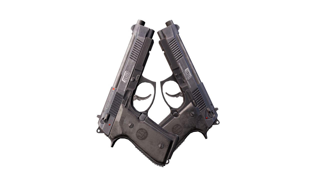 Front view of Dual Berettas | Elite 1.6