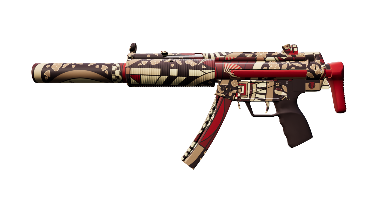 Front view of MP5-SD | Autumn Twilly