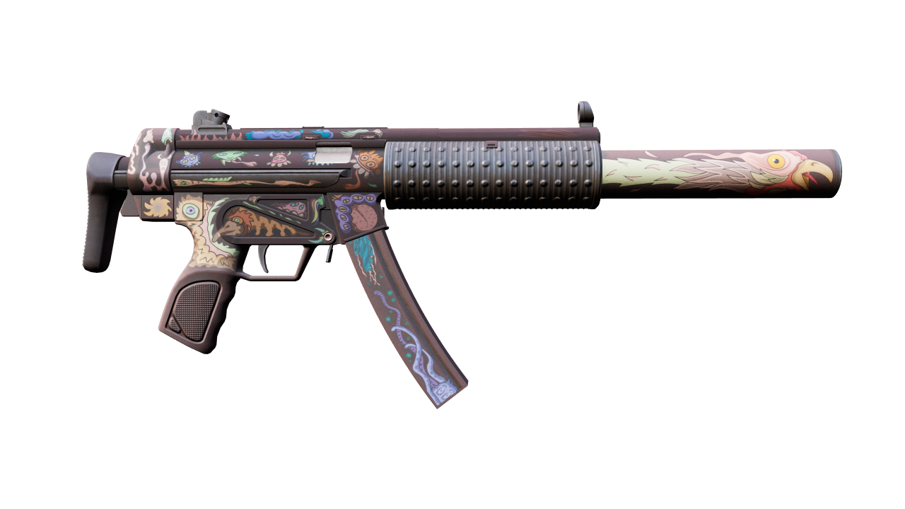 Back view of MP5-SD | Necro Jr.