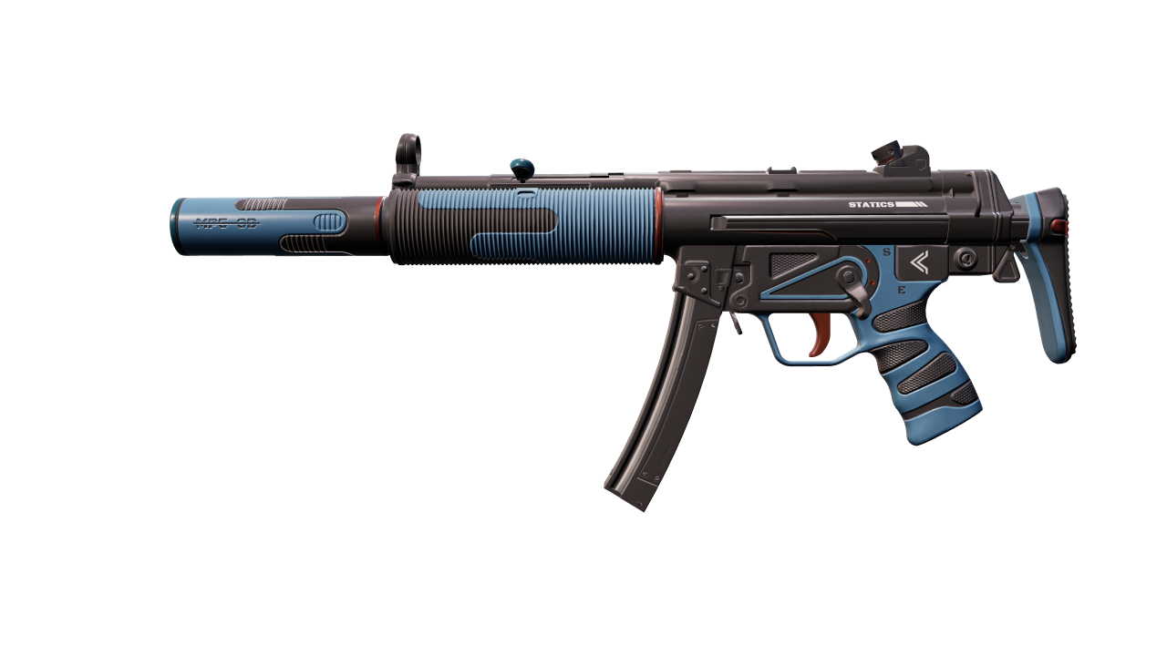 Front view of MP5-SD | Statics