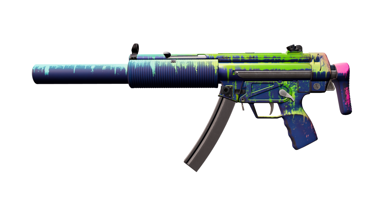 Front view of MP5-SD | Phosphor