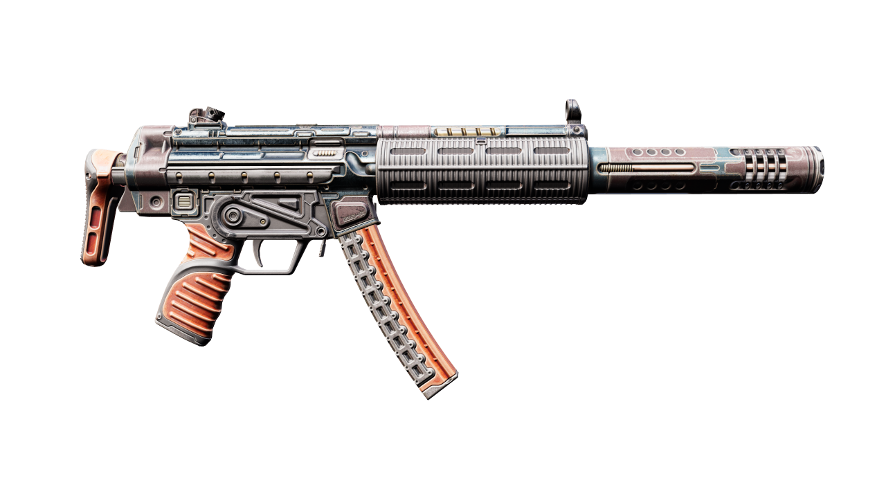 Back view of MP5-SD | Gauss