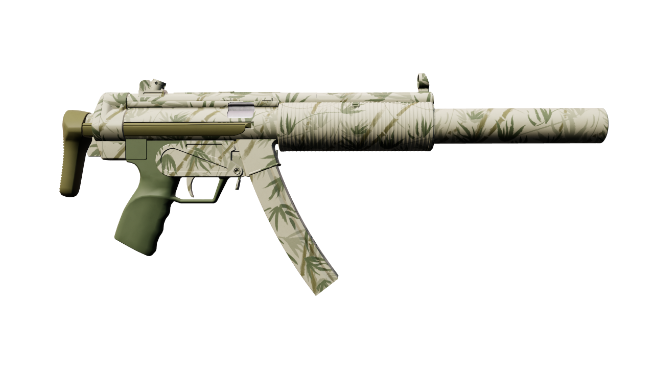 Back view of MP5-SD | Bamboo Garden