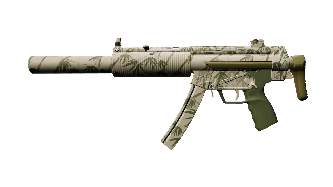 Front view of MP5-SD | Bamboo Garden
