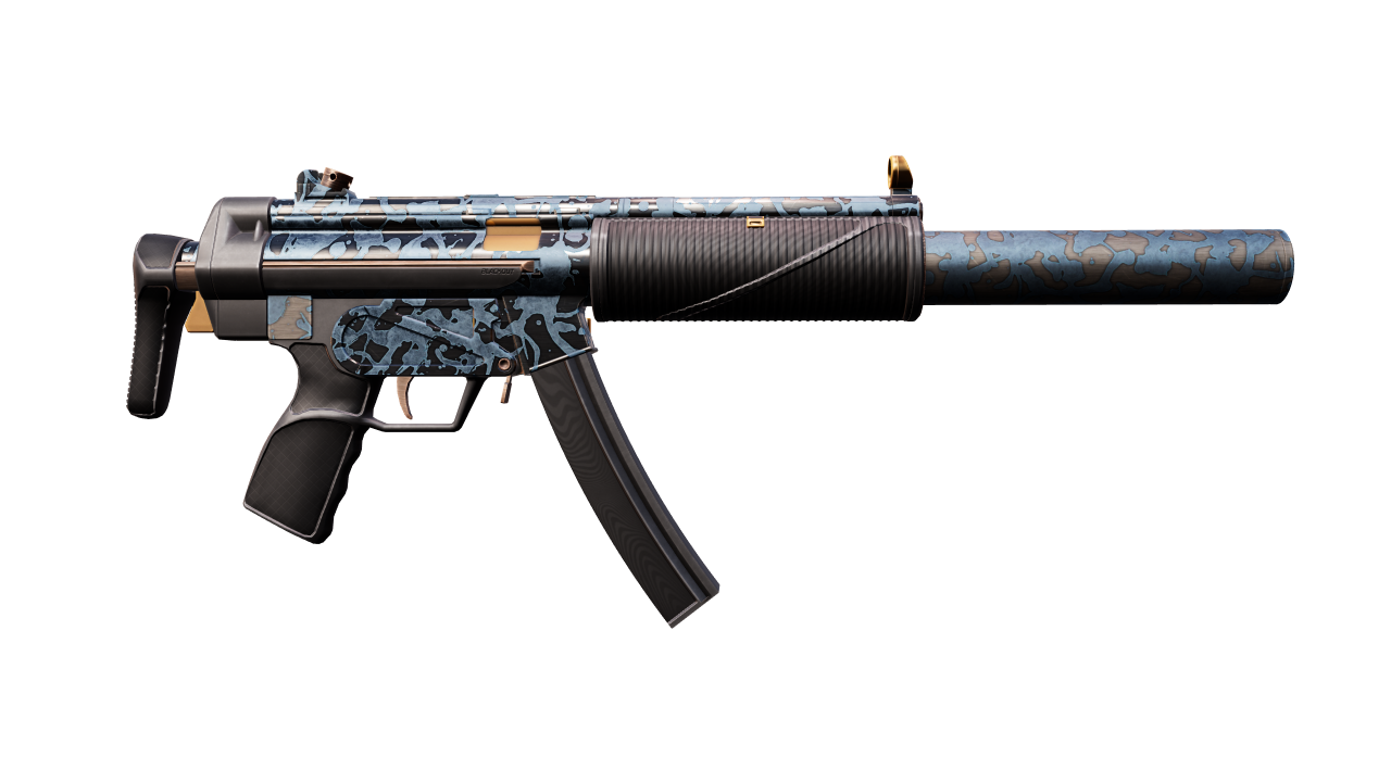 Back view of MP5-SD | Acid Wash