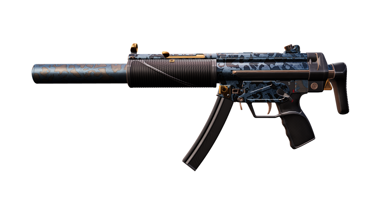 Front view of MP5-SD | Acid Wash