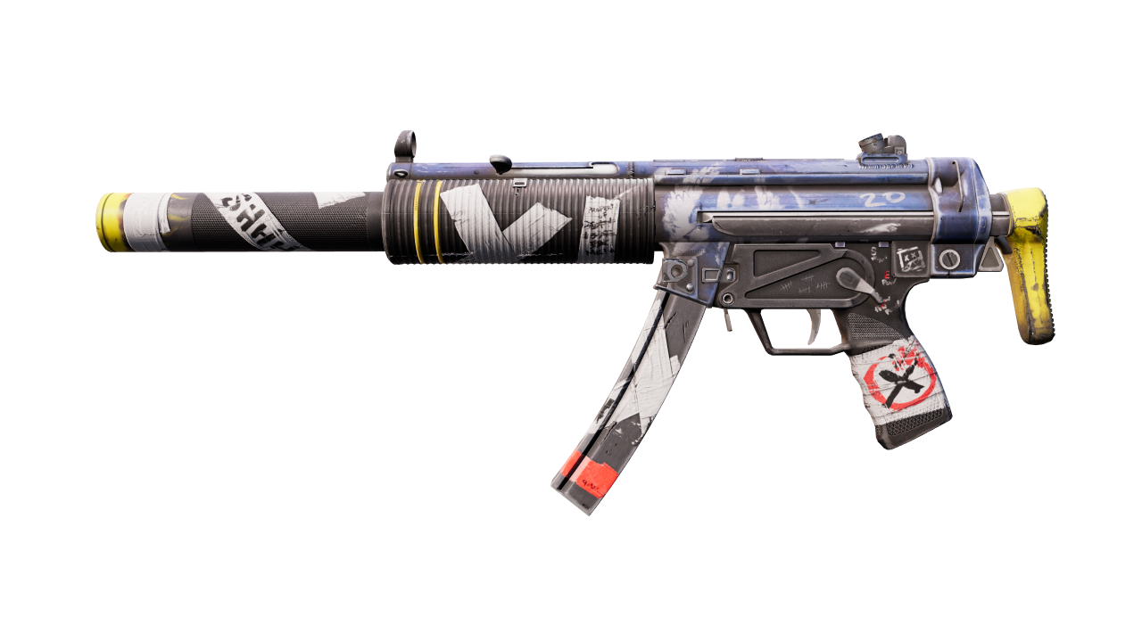 Front view of MP5-SD | Kitbash