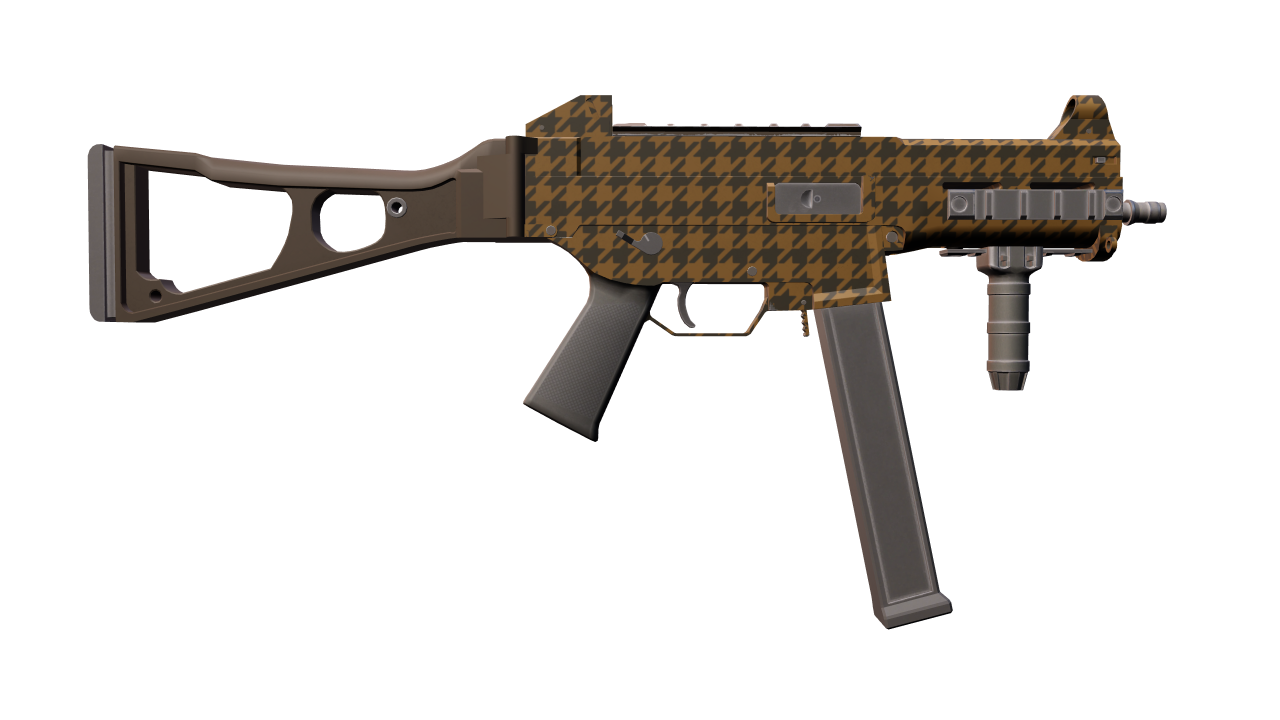 Back view of UMP-45 | Houndstooth