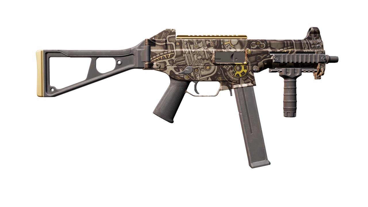Back view of UMP-45 | Mechanism