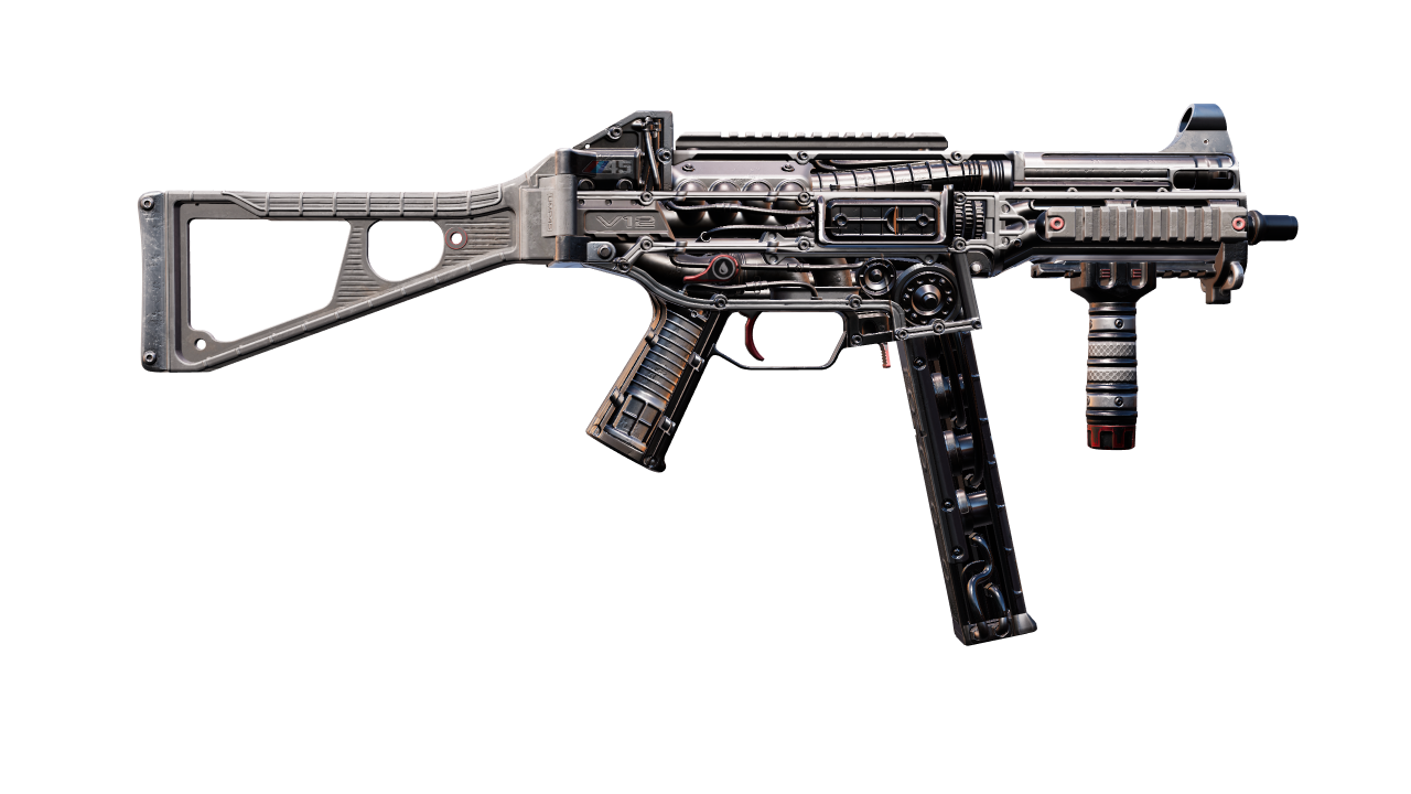 Back view of UMP-45 | Motorized