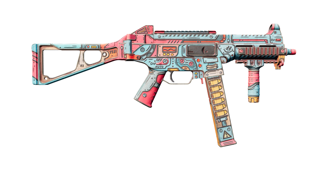 Back view of UMP-45 | K.O. Factory