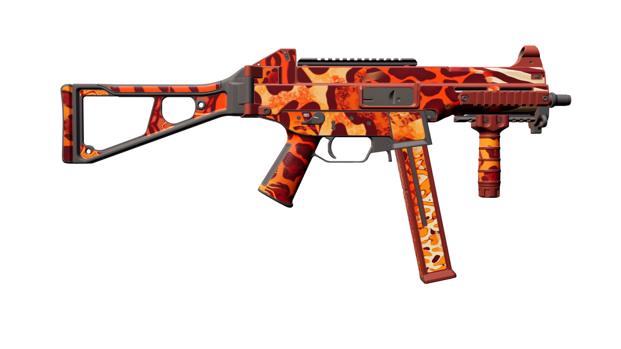 Back view of UMP-45 | Warm Blooded