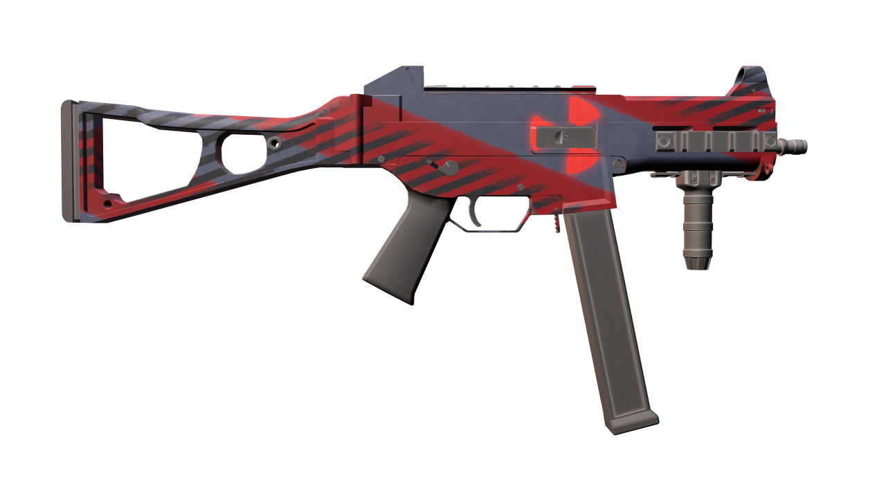 Back view of UMP-45 | Fallout Warning