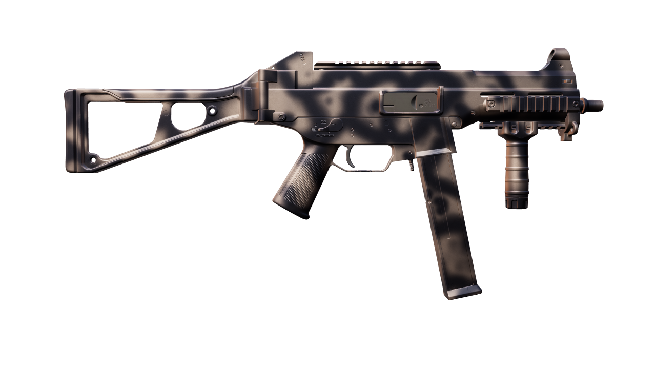 Back view of UMP-45 | Scorched
