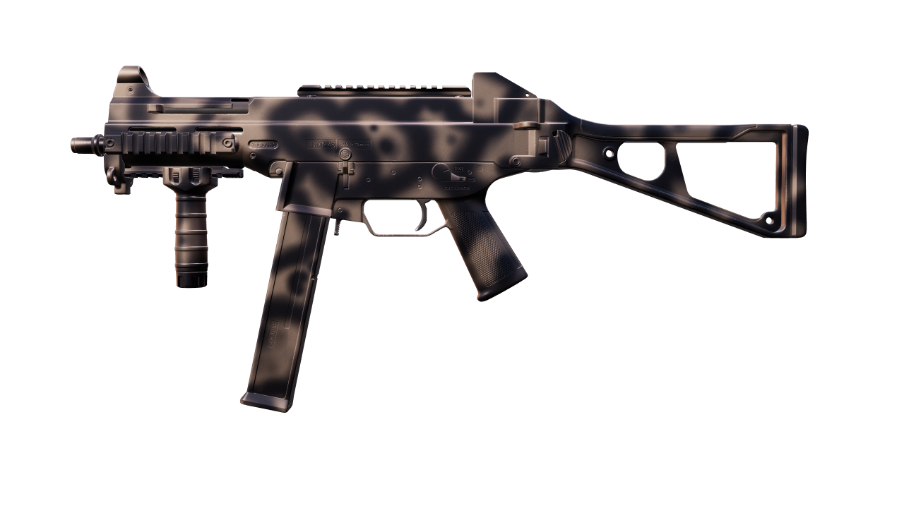 Front view of UMP-45 | Scorched