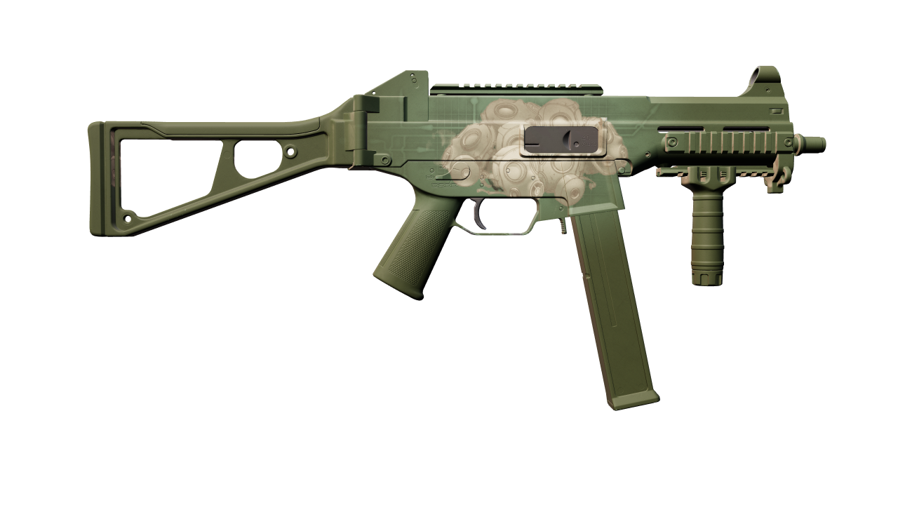 Back view of UMP-45 | Bone Pile