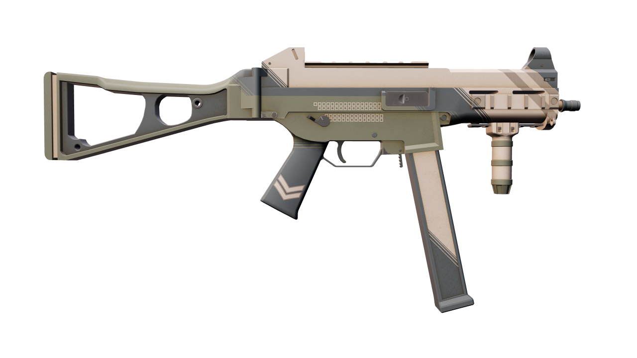 Back view of UMP-45 | Corporal