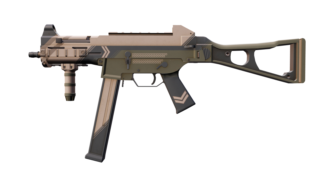 Front view of UMP-45 | Corporal