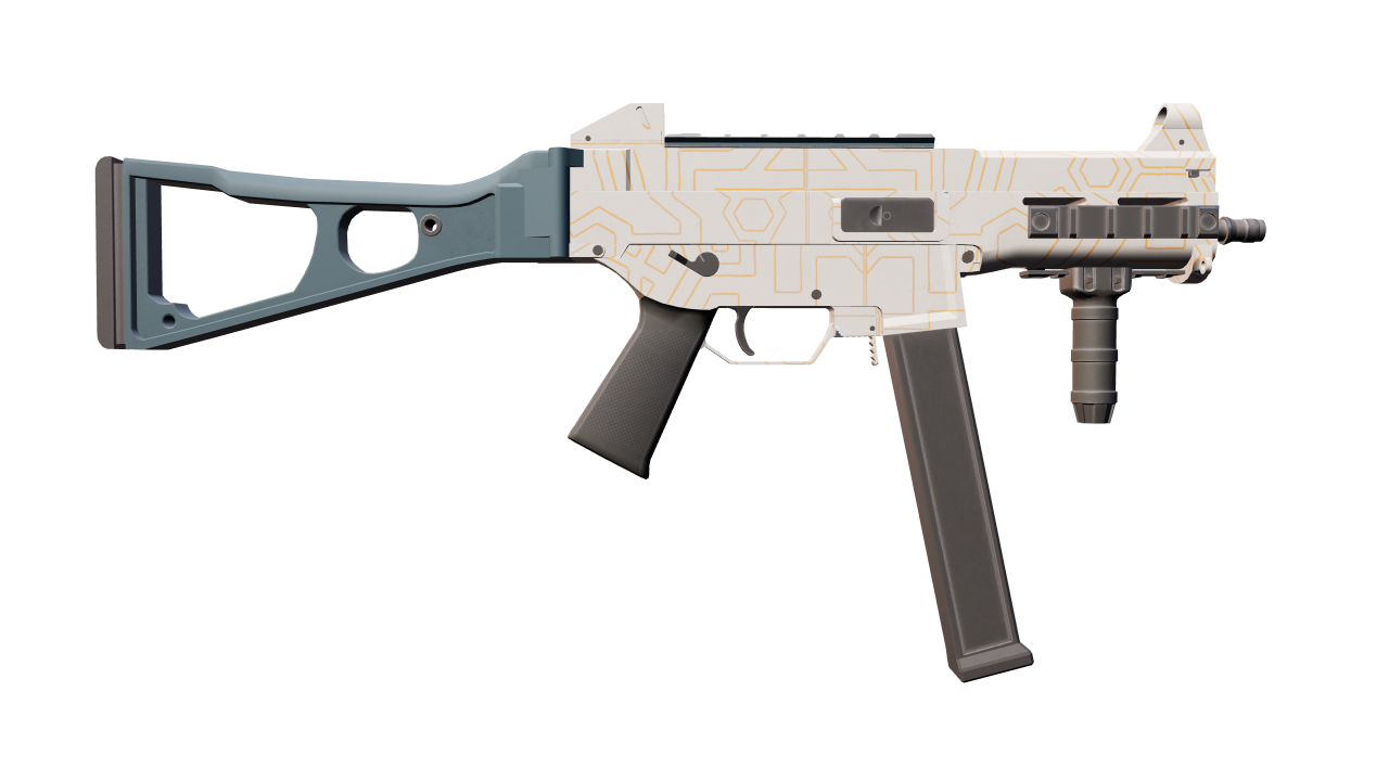 Back view of UMP-45 | Labyrinth