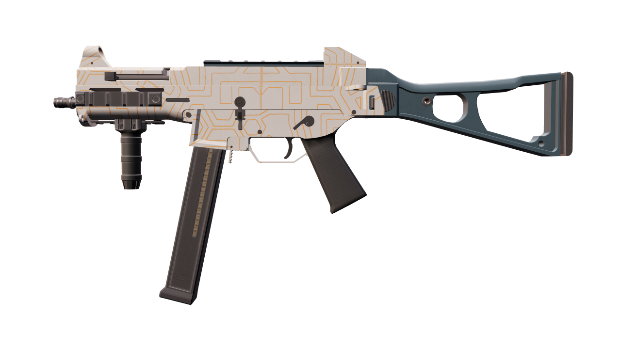 Front view of UMP-45 | Labyrinth