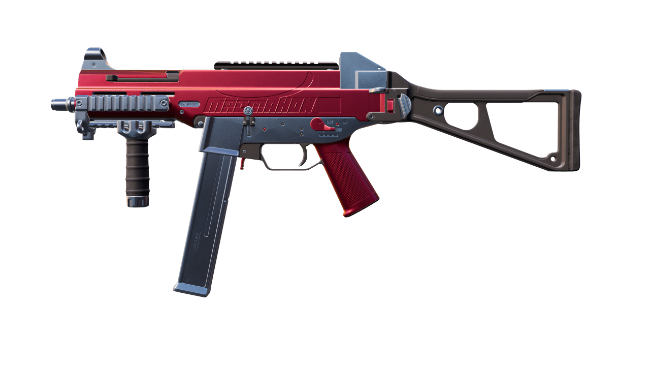 Front view of UMP-45 | Crimson Foil