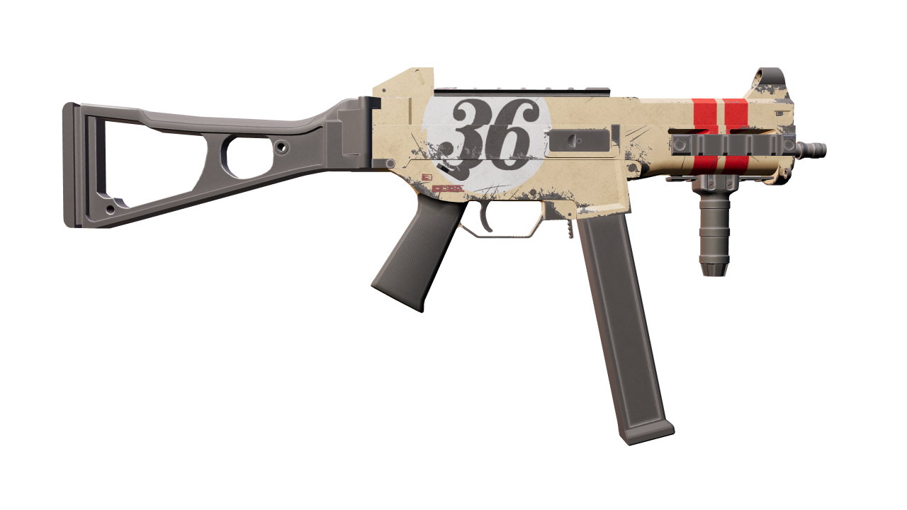 Back view of UMP-45 | Grand Prix