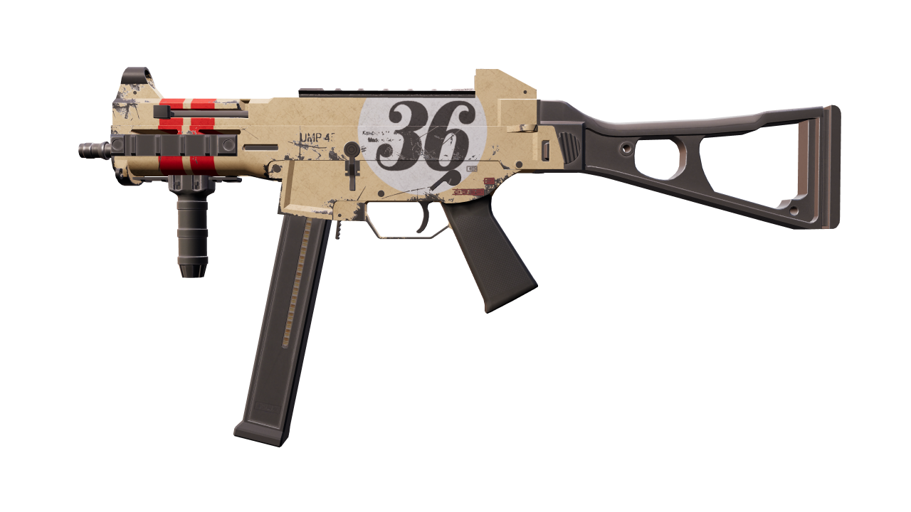 Front view of UMP-45 | Grand Prix