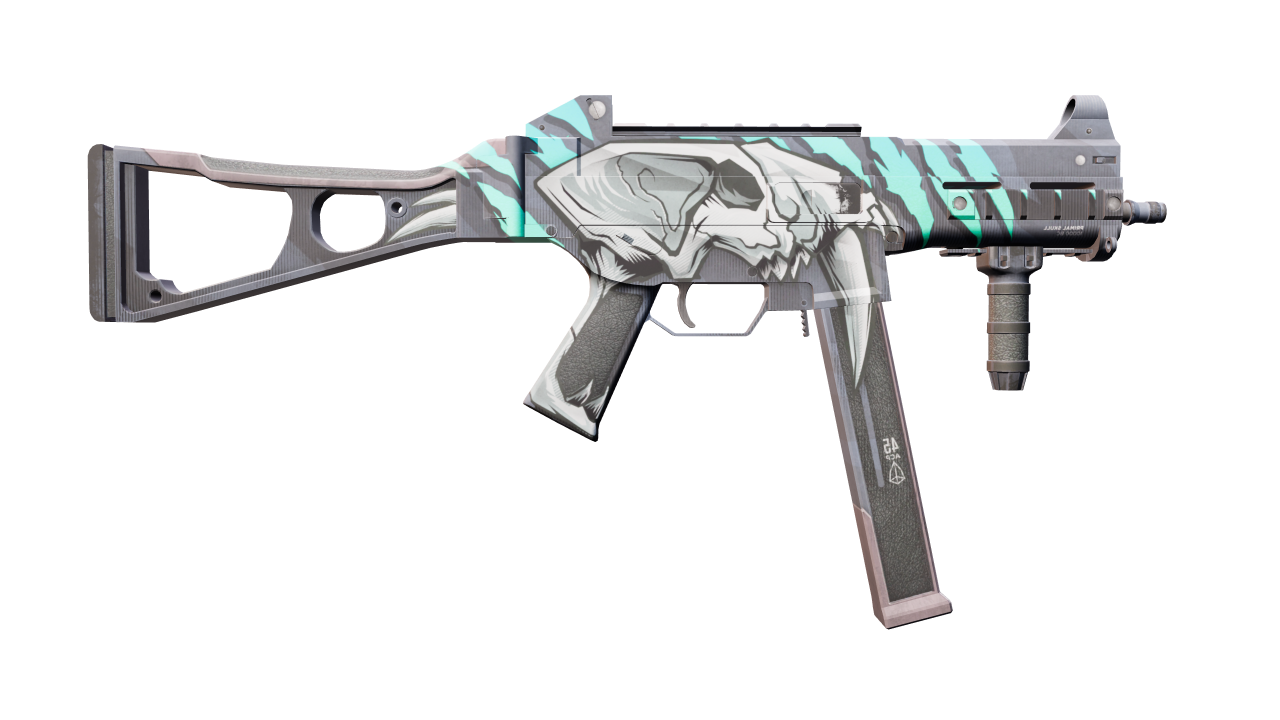 Back view of UMP-45 | Primal Saber