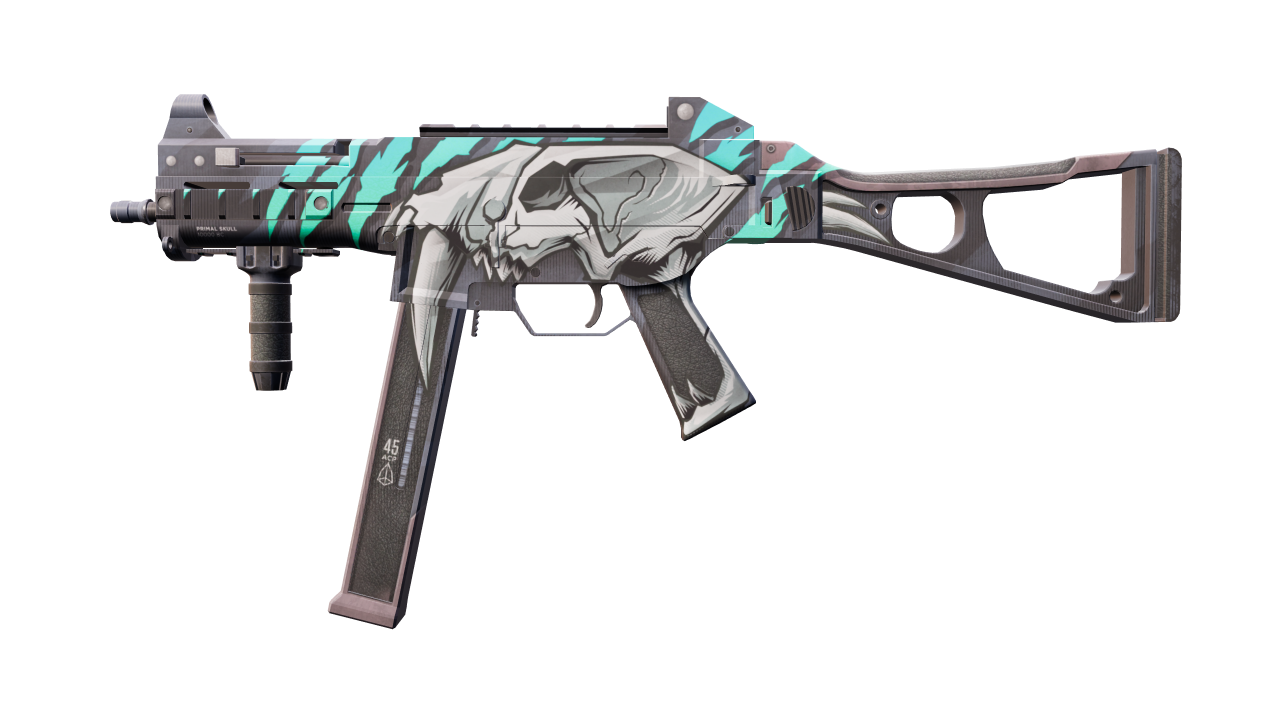 Front view of UMP-45 | Primal Saber