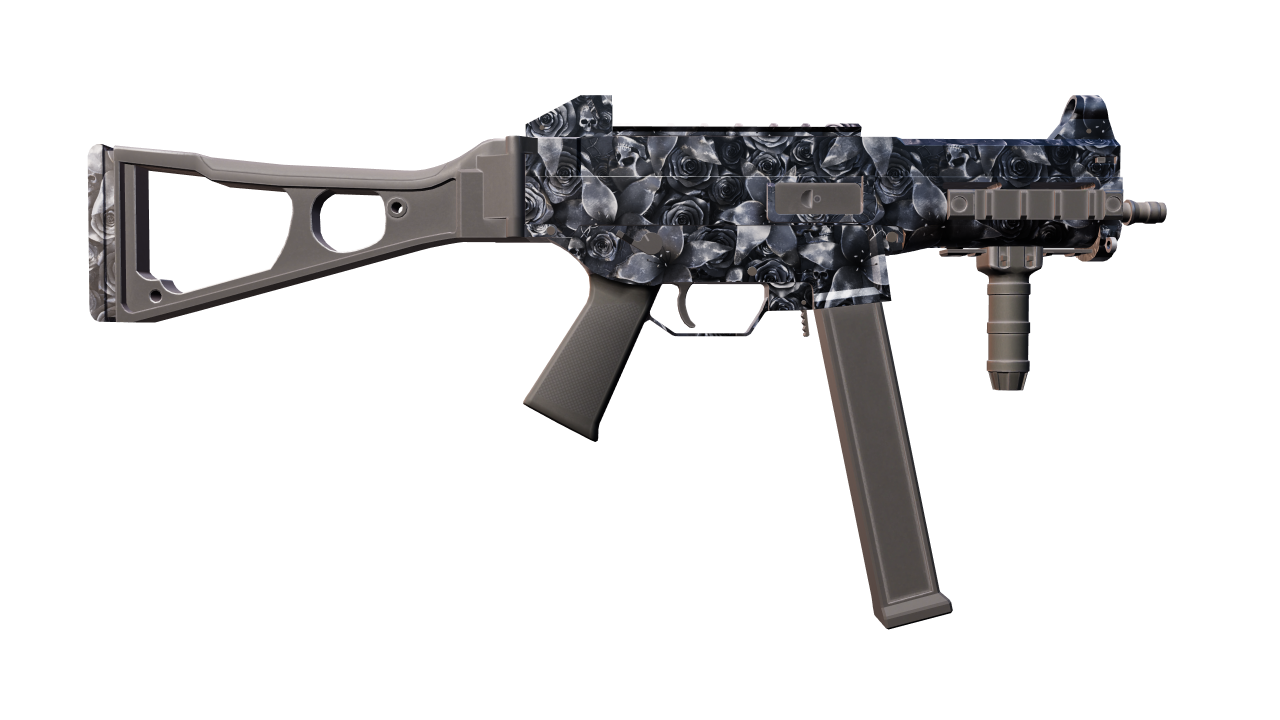 Back view of UMP-45 | Metal Flowers
