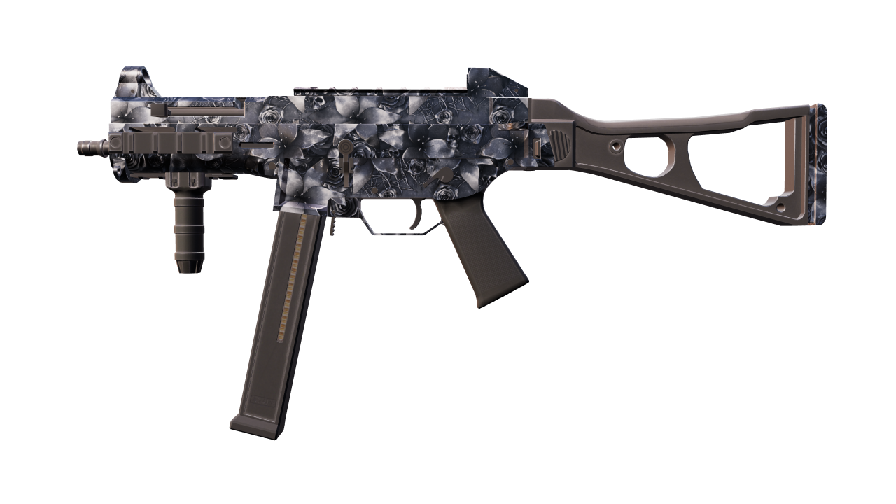 Front view of UMP-45 | Metal Flowers
