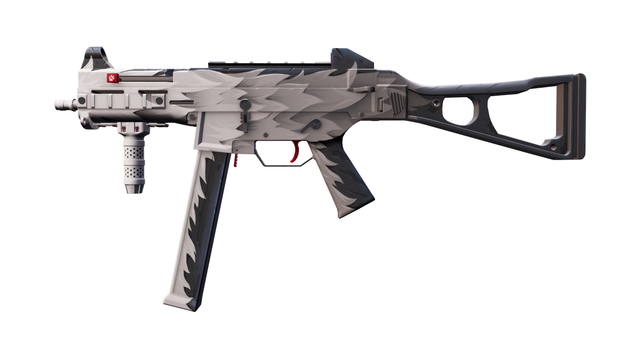 Front view of UMP-45 | Arctic Wolf