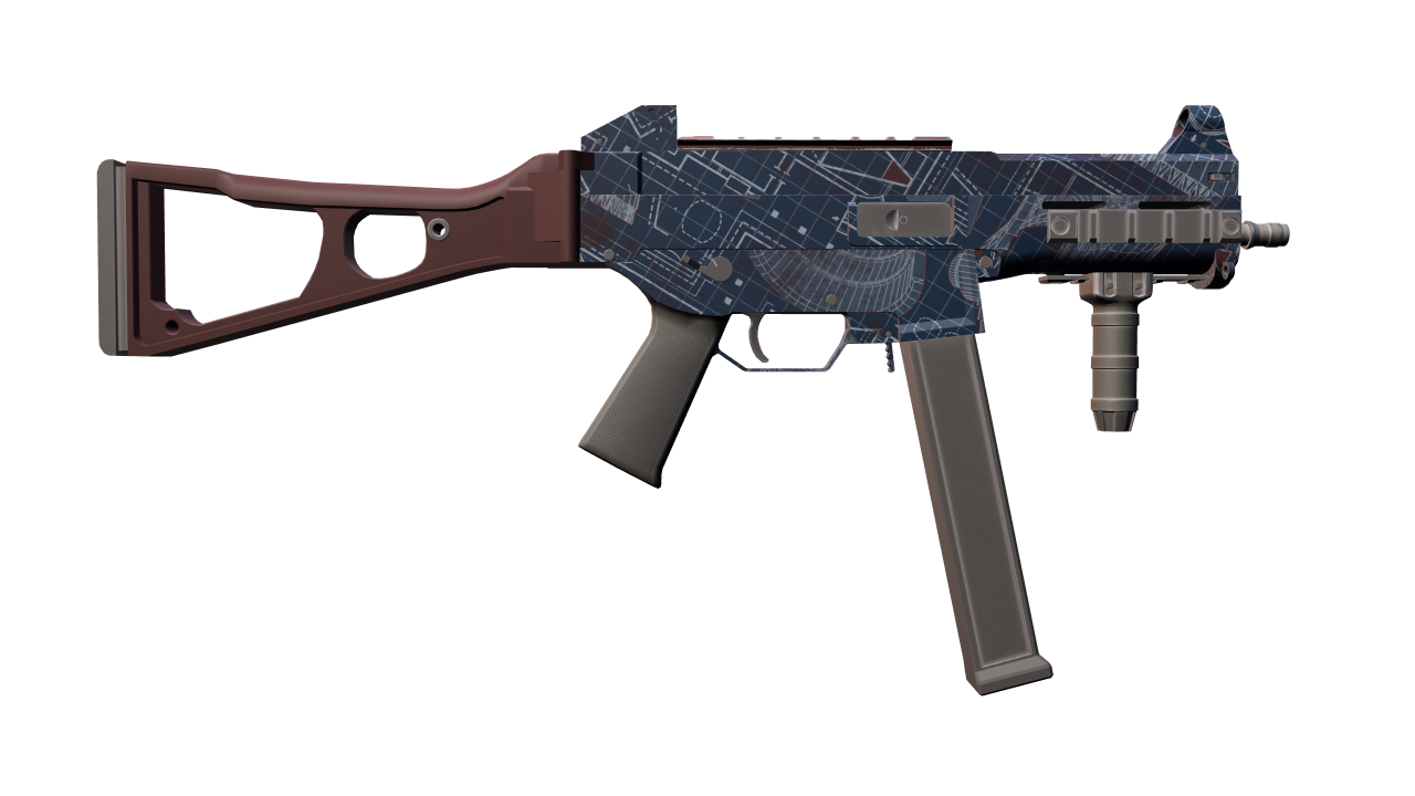Back view of UMP-45 | Facility Dark