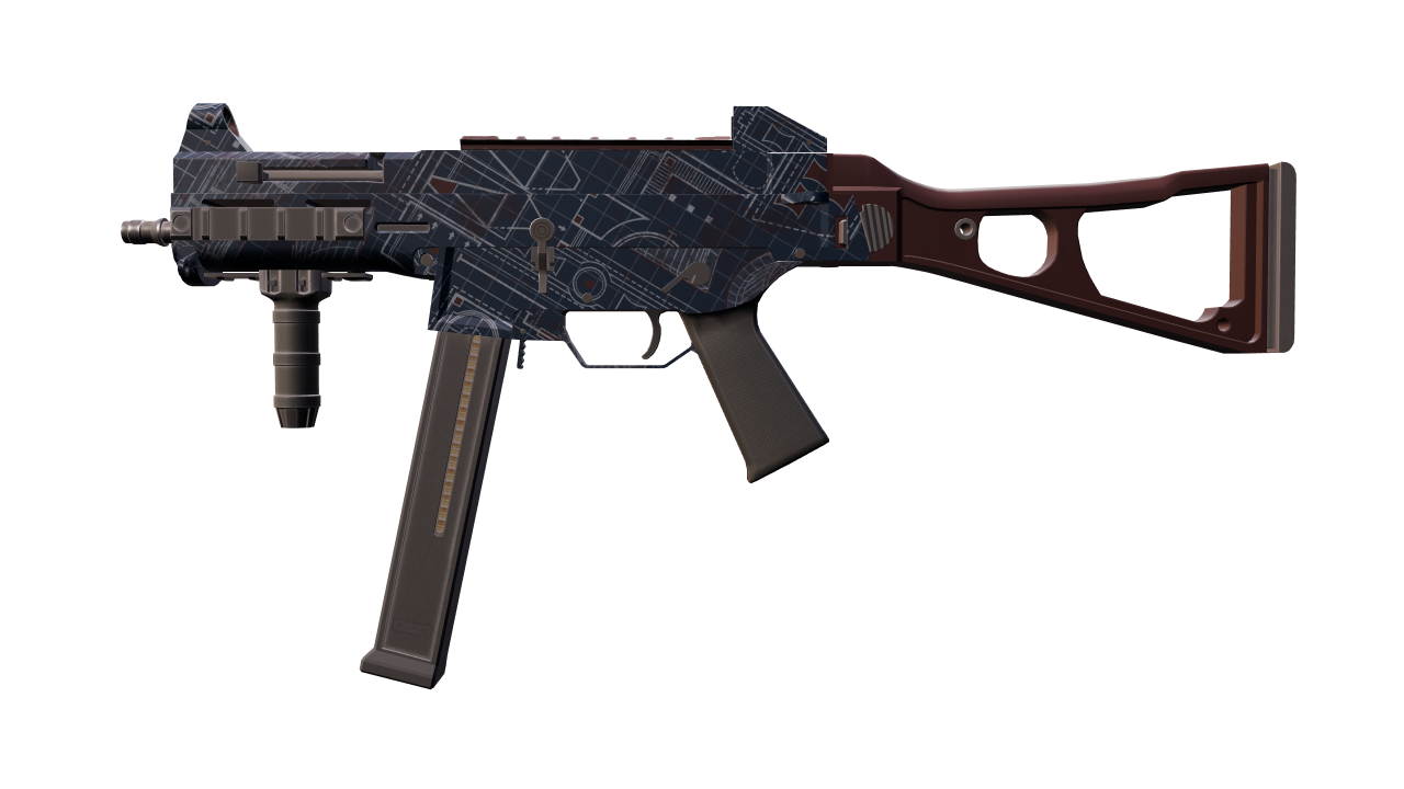 Front view of UMP-45 | Facility Dark