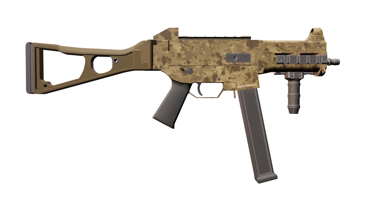 Back view of UMP-45 | Mudder