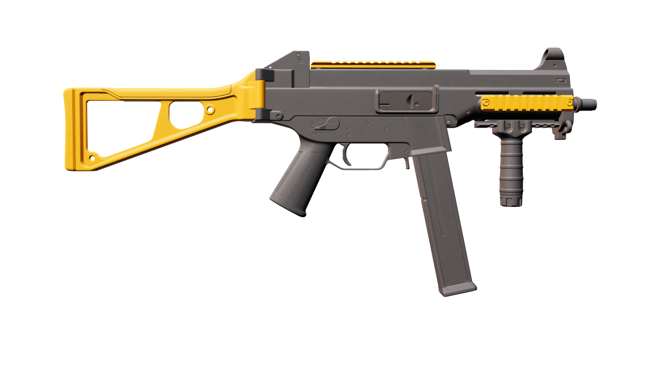 Back view of UMP-45 | Caramel