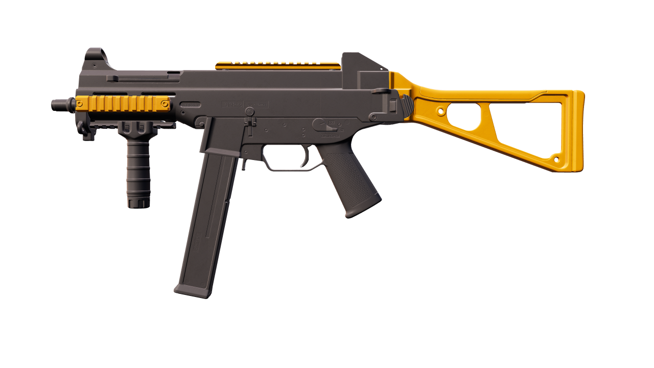 Front view of UMP-45 | Caramel