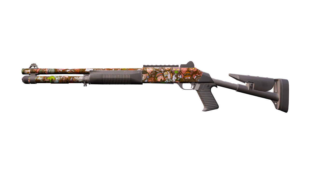 Front view of XM1014 | Zombie Offensive