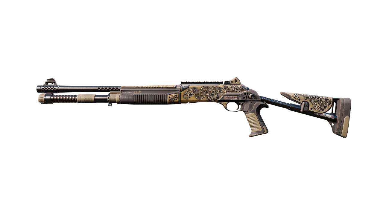 Front view of XM1014 | Irezumi