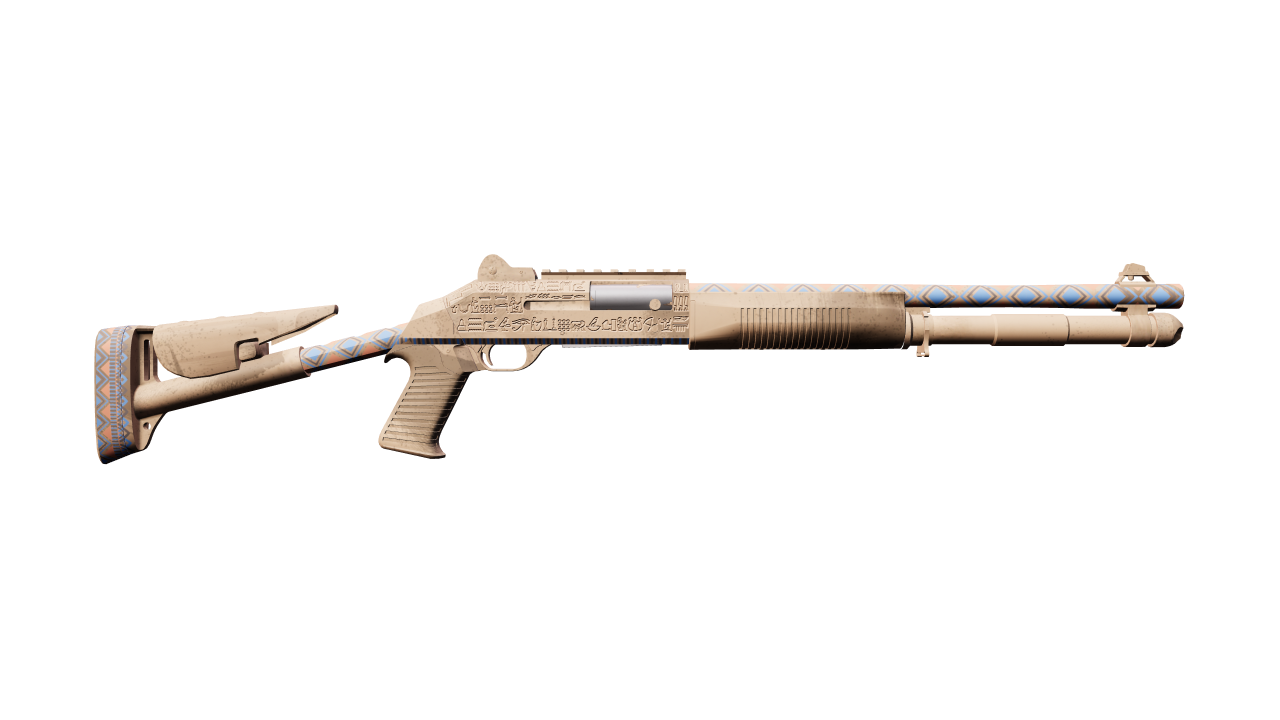 Back view of XM1014 | Hieroglyph