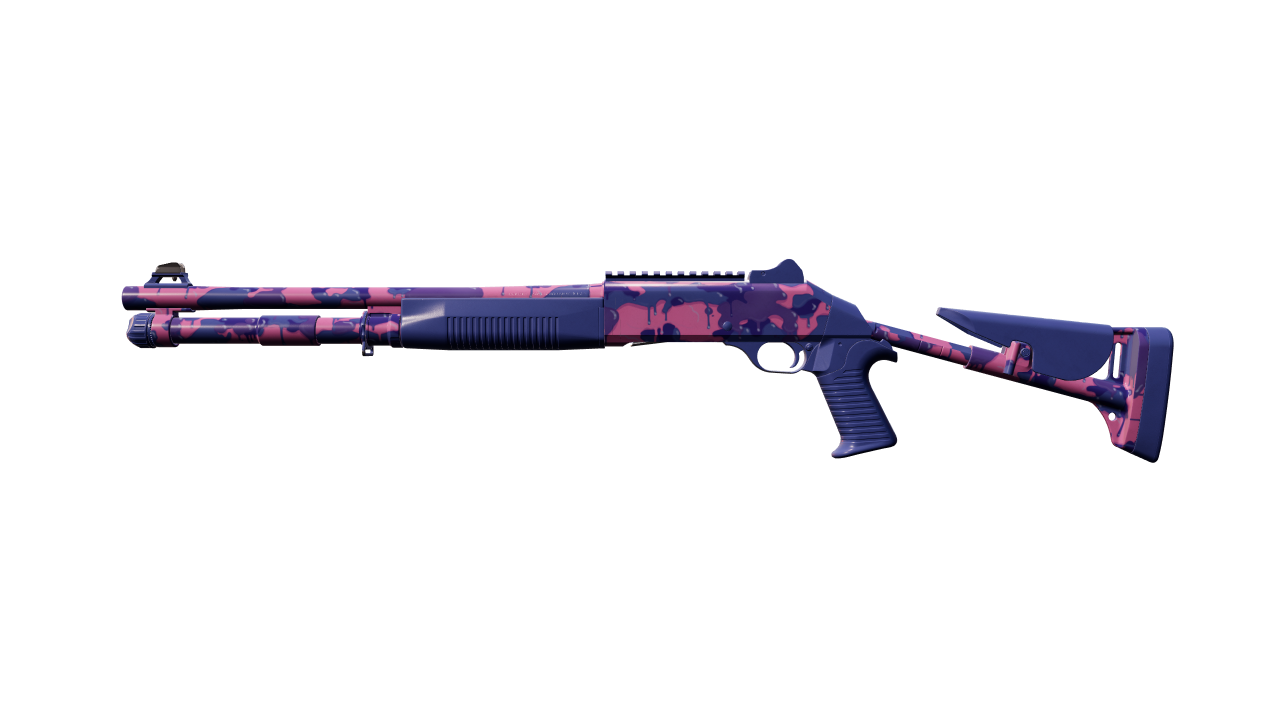 Front view of XM1014 | Gum Wall Camo