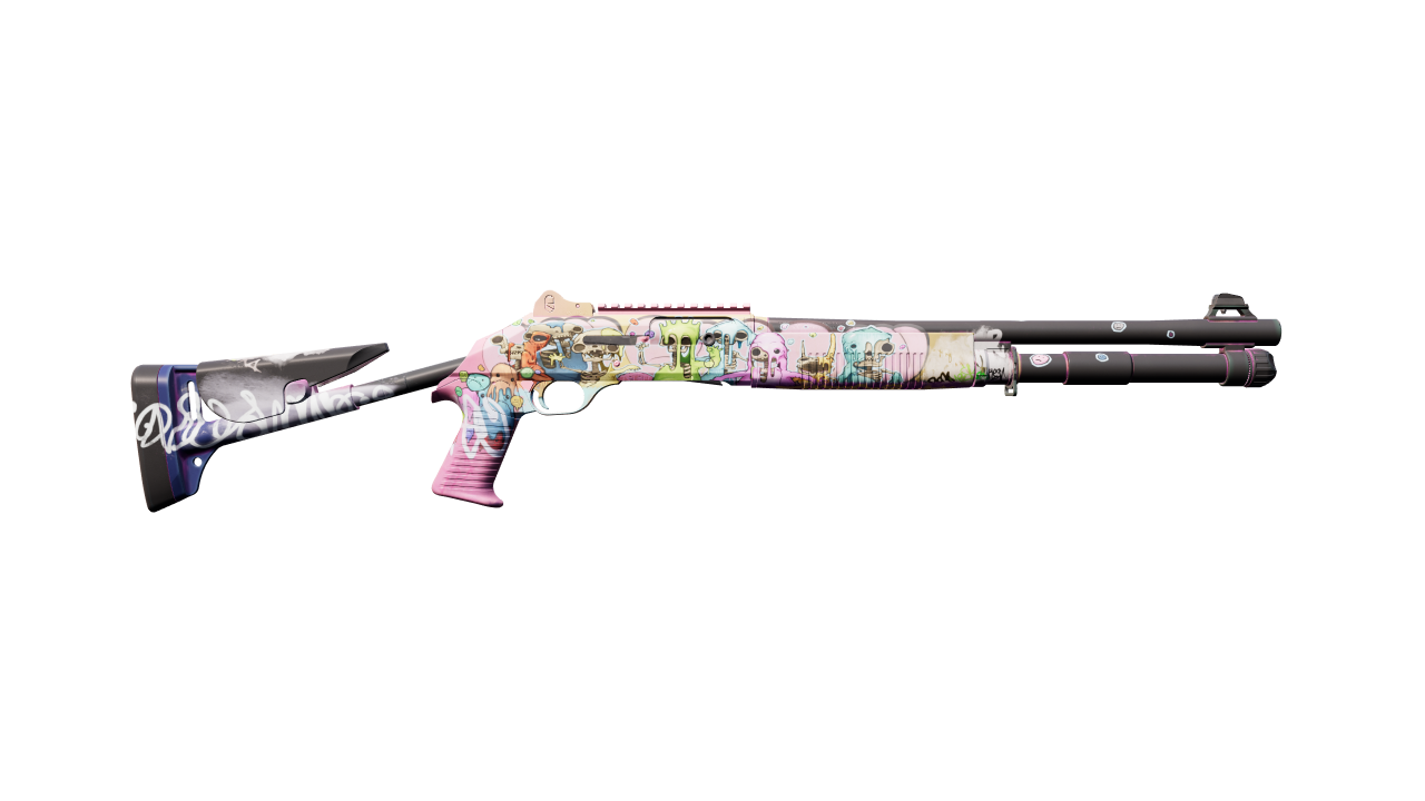 Back view of XM1014 | Monster Melt