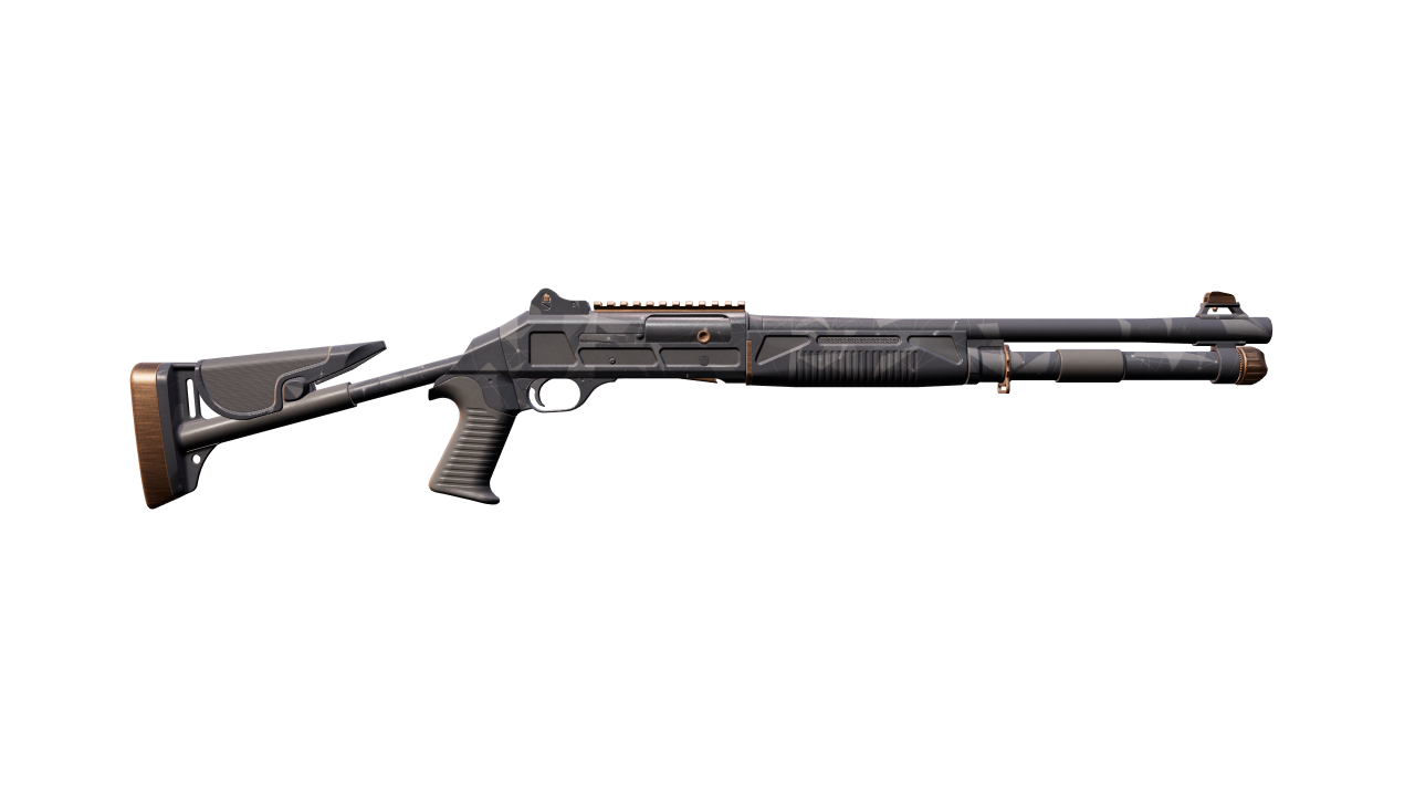 Back view of XM1014 | Black Site