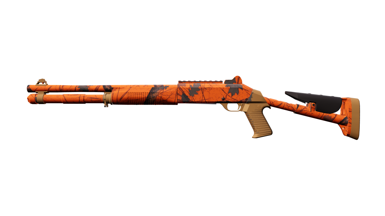 Front view of XM1014 | Blaze Orange