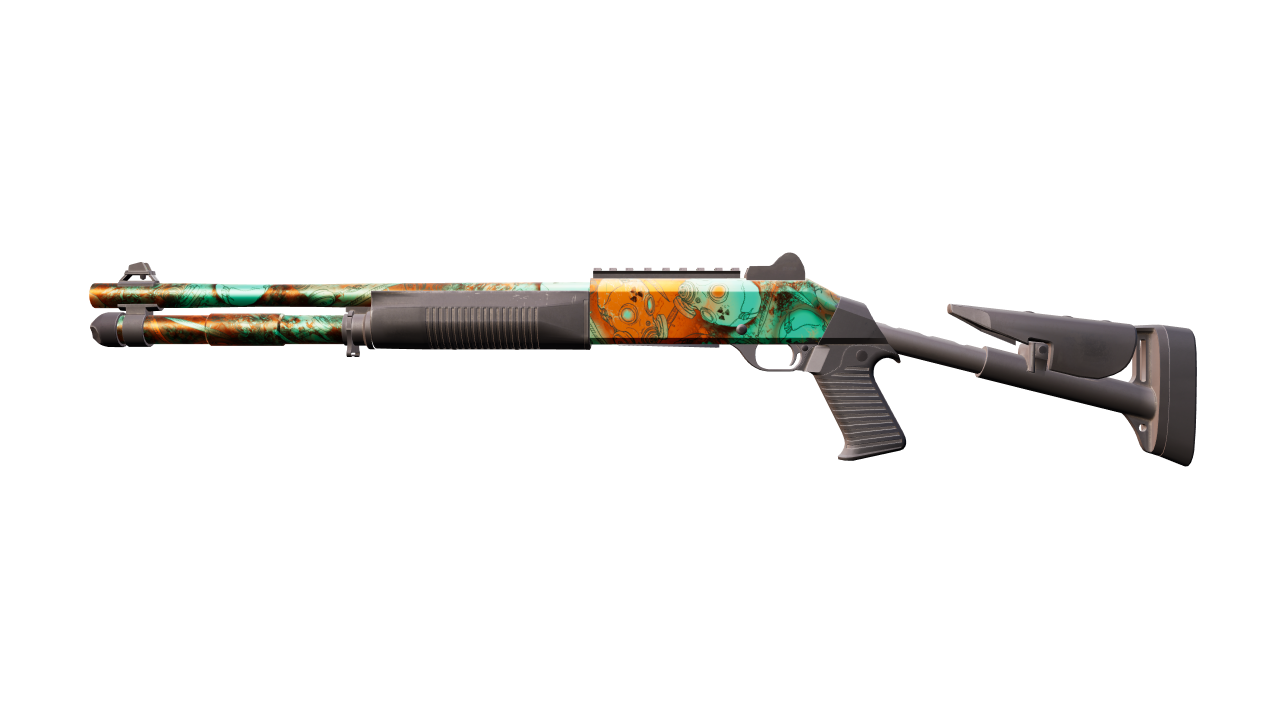 Front view of XM1014 | Bone Machine
