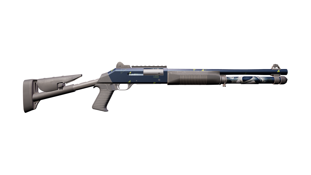 Back view of XM1014 | Quicksilver