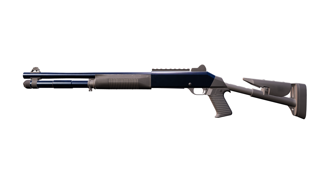 Front view of XM1014 | Blue Steel