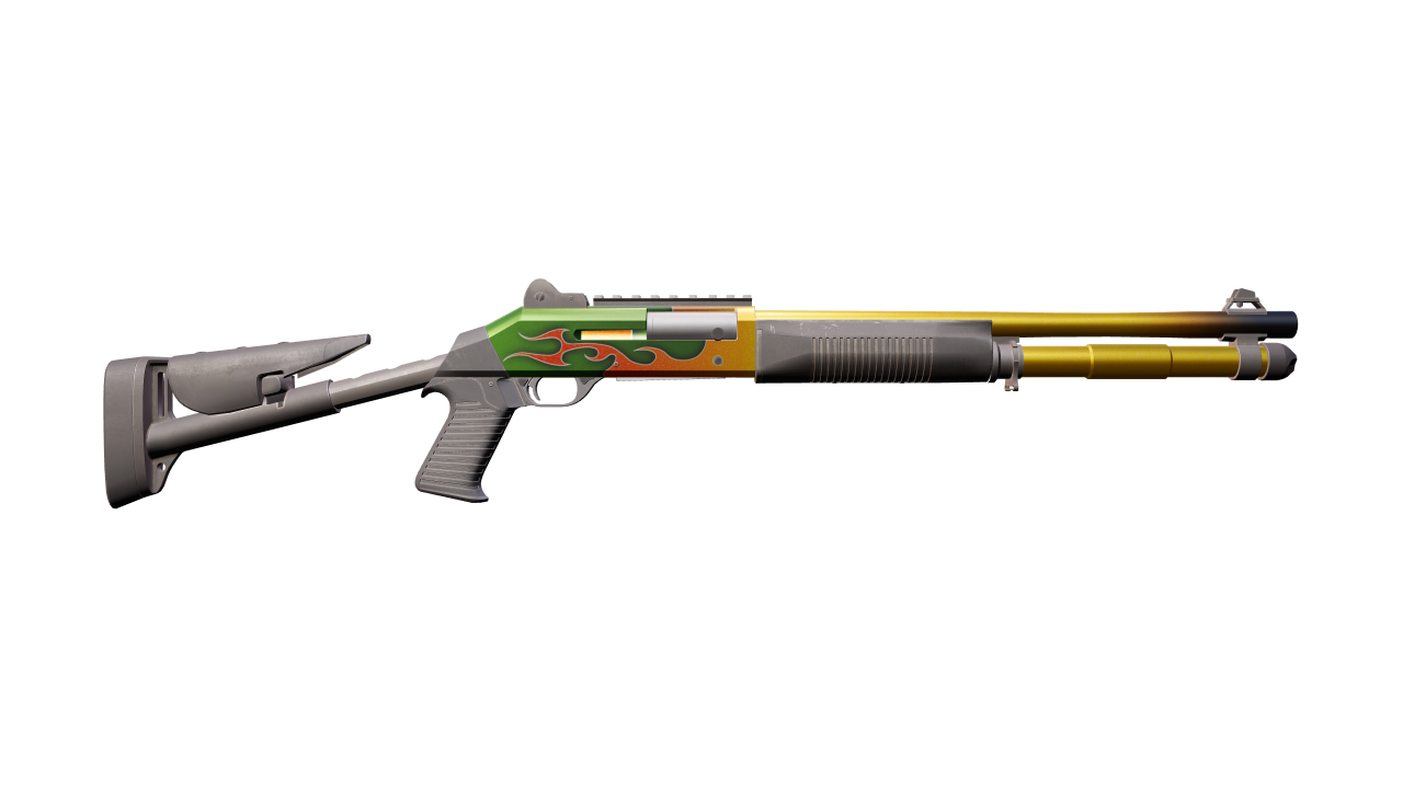 Back view of XM1014 | Teclu Burner