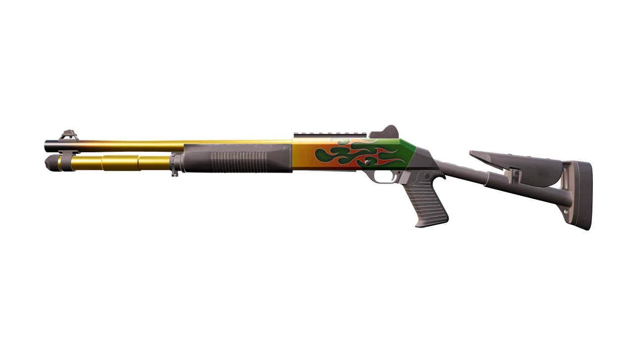 Front view of XM1014 | Teclu Burner