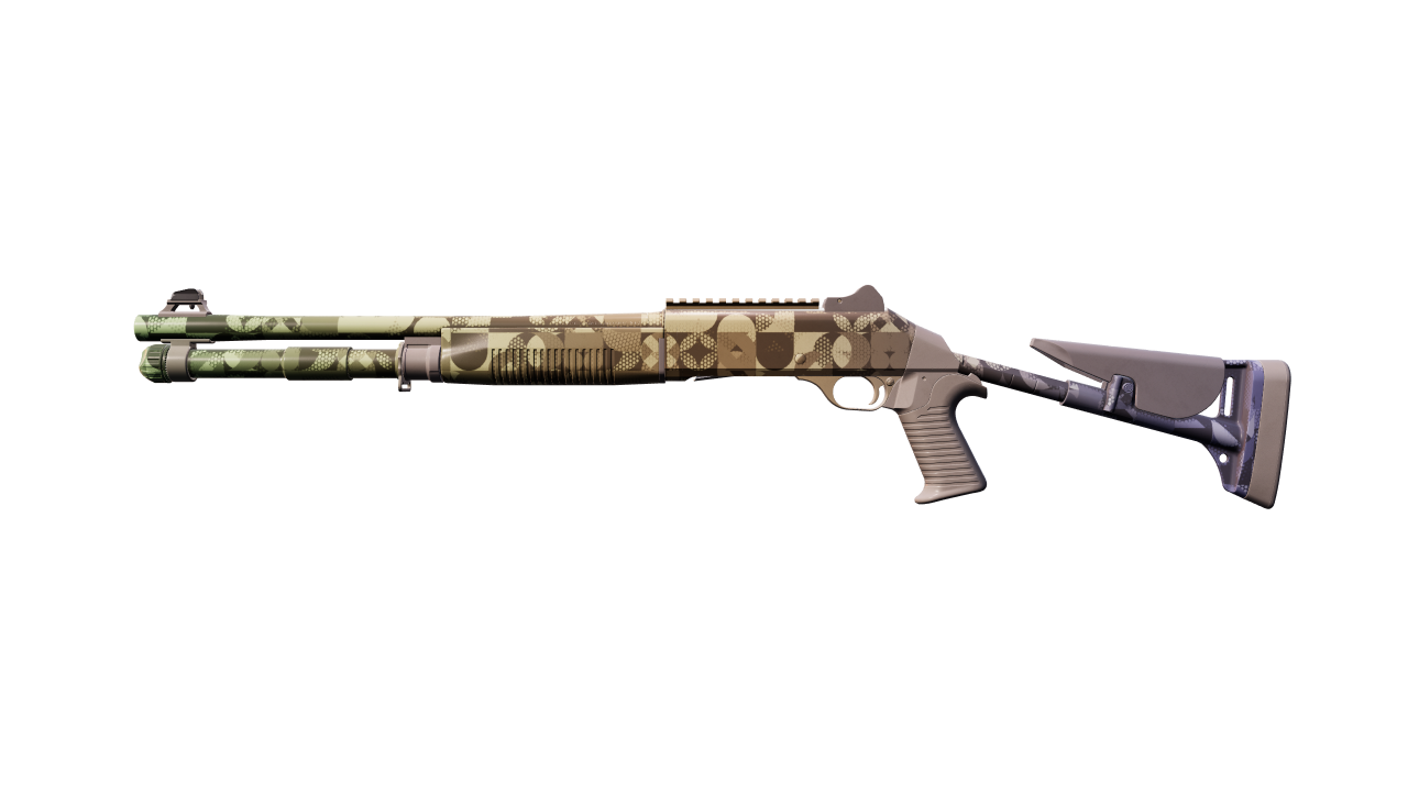 Front view of XM1014 | Halftone Shift